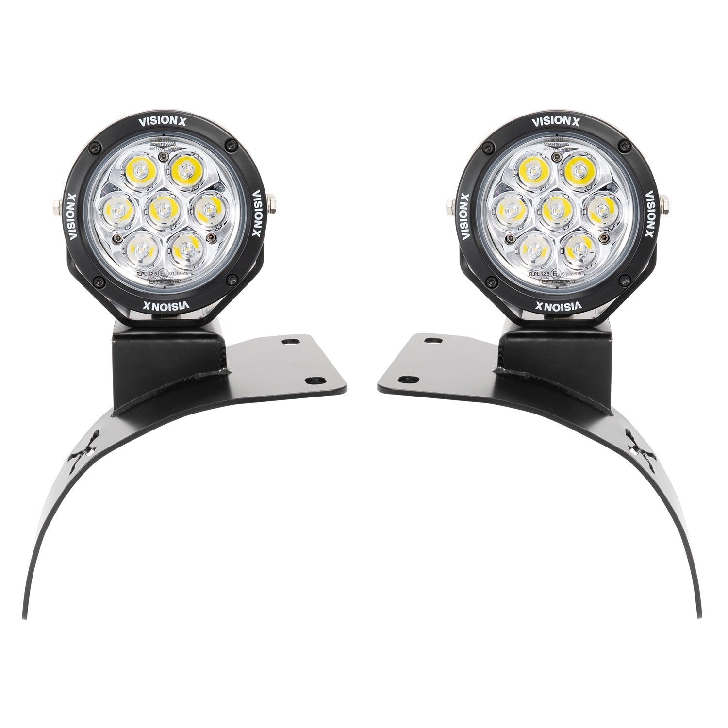 18+ Jeep JL / '20+ Jeep Gladiator Cowl Light Kit (With 4.7" CG2 Light Cannon)-M.O.R.E.