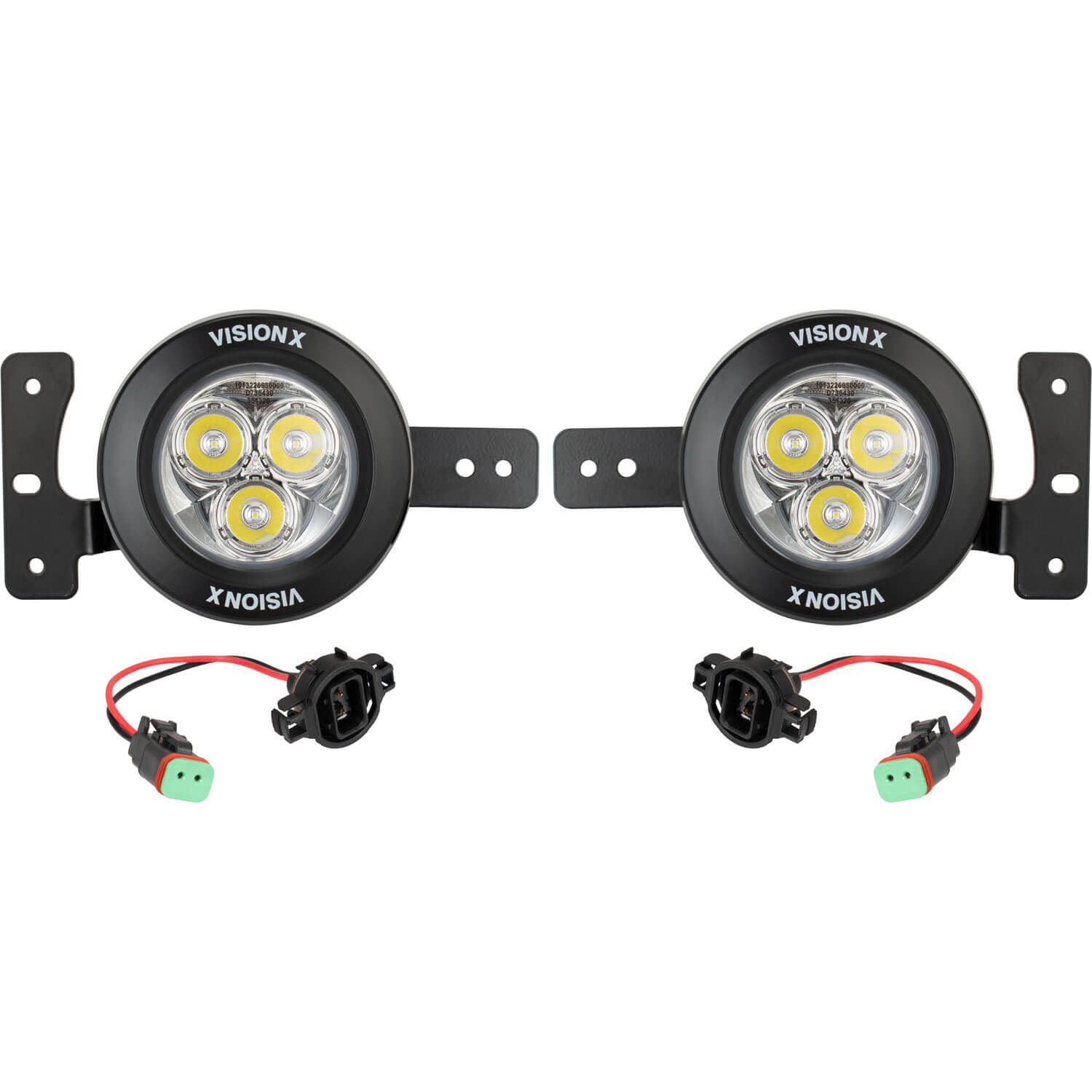 18+ Jeep JL / '20+ Jeep Gladiator Fog Light Kit with 3.7" Multi-LED Mini Cannons-M.O.R.E.