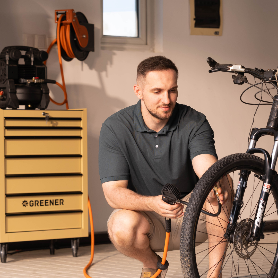 Retractable Air Hose Reel-Alloy Steel Reel-3/8in 25ft-50ft-M.O.R.E.