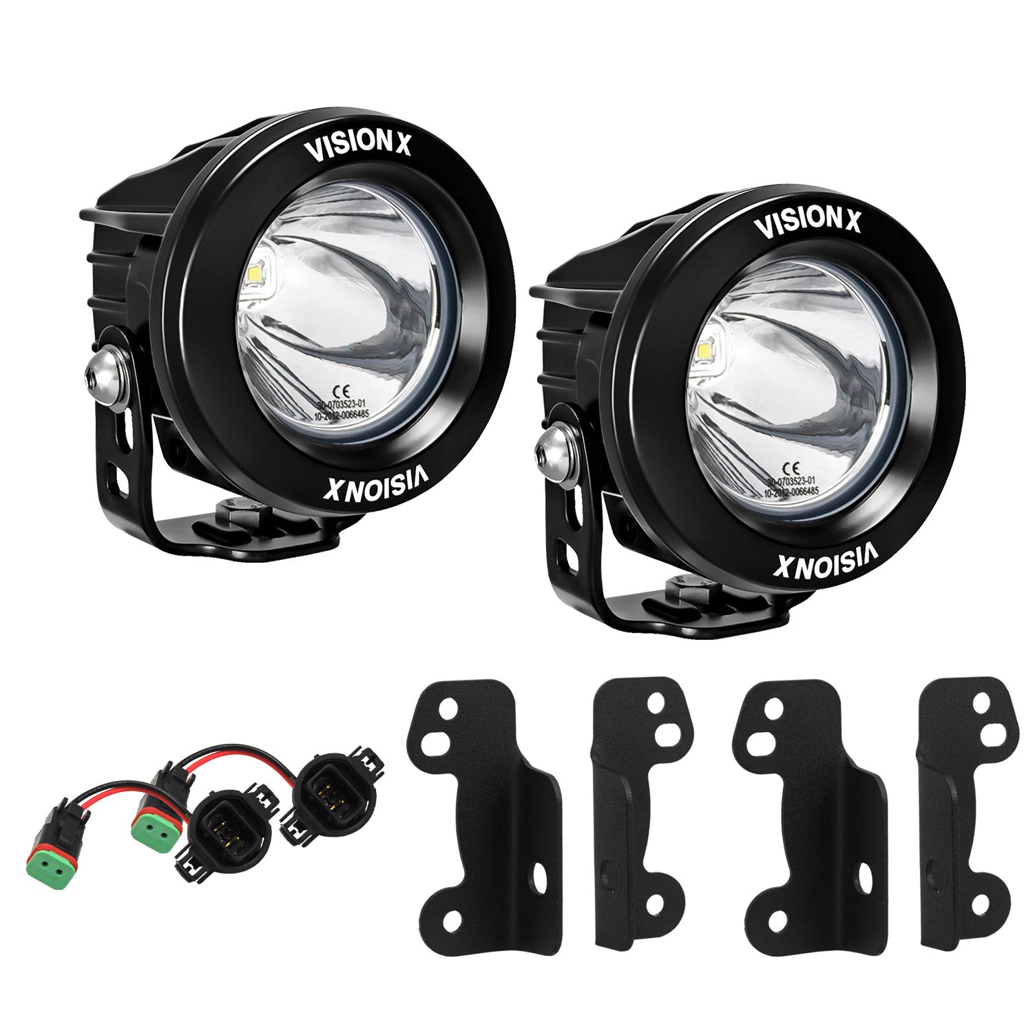 2007-2009 Jeep JK Fog Light Kit (with XIL-OPR110 Light)-M.O.R.E.