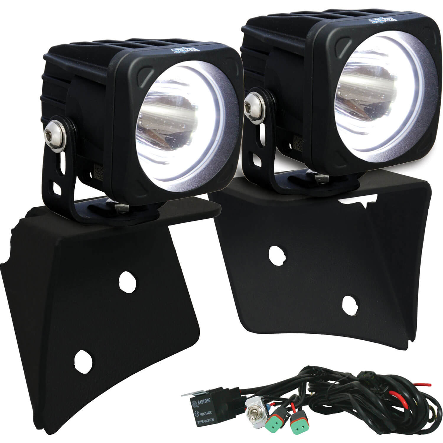 2007-2017 Jeep JK A-Pillar Mount with Optimus Halo Set-M.O.R.E.