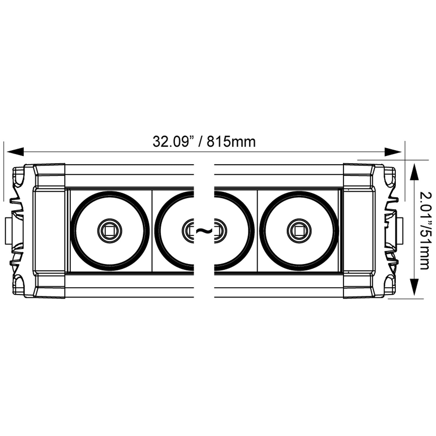 2016 - 2023 Toyota Tacoma Bumper Light Bar Kit - Mountain Offroad (M.O.R.E.)