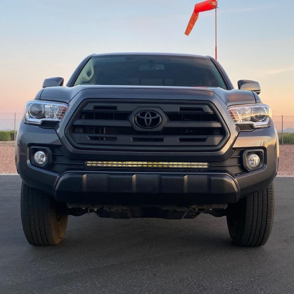 2016 - 2023 Toyota Tacoma Bumper Light Bar Kit - Mountain Offroad (M.O.R.E.)