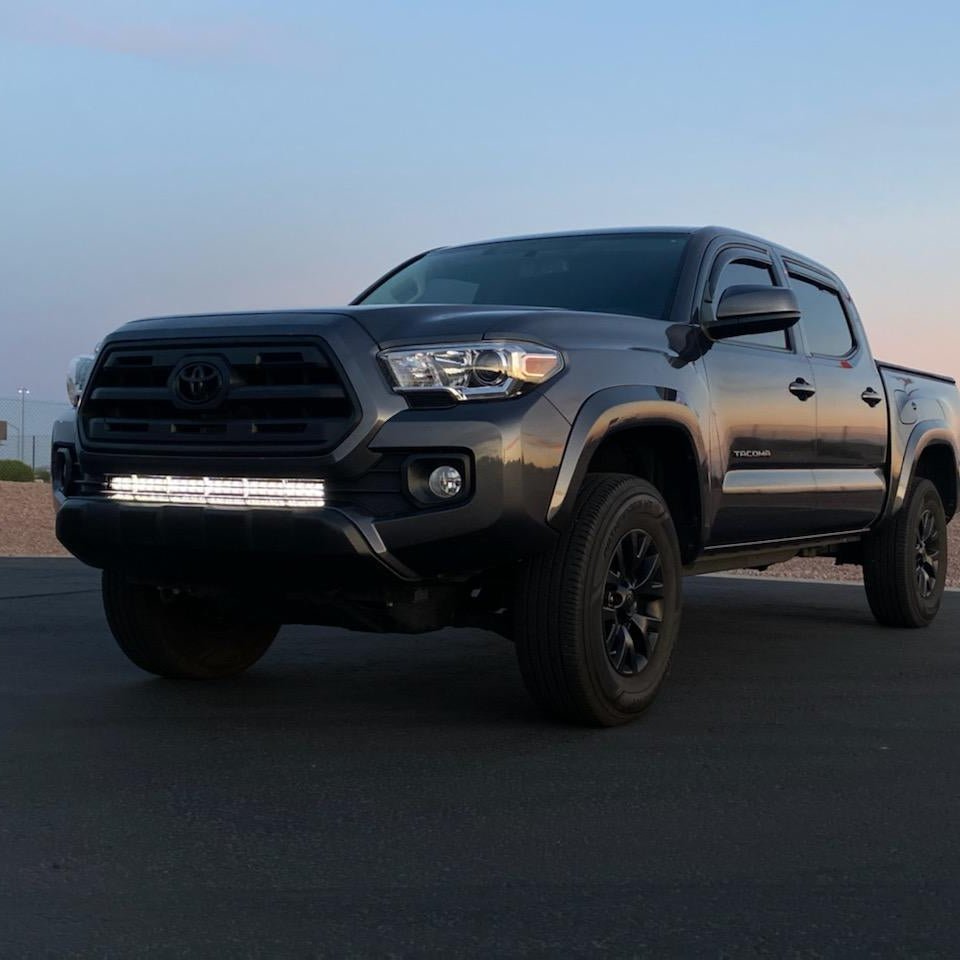 2016 - 2023 Toyota Tacoma Bumper Light Bar Kit - Mountain Offroad (M.O.R.E.)
