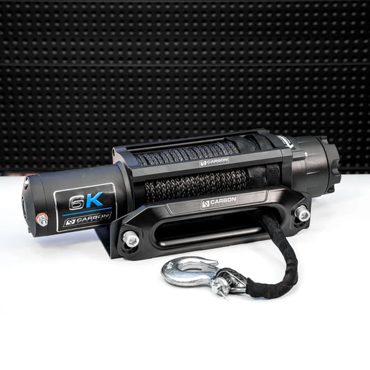 Carbon Offroad Long Drum 6000lb ATV/Small 4X4 Winch