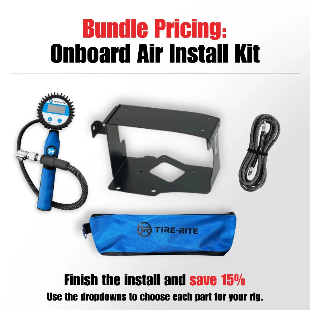 Onboard Air Install Kit: ARB Mount, Air Hose & Digital Inflator-M.O.R.E.