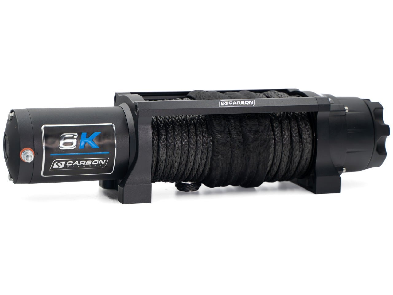 Carbon Offroad Long Drum 6000lb ATV/Small 4X4 Winch-M.O.R.E.