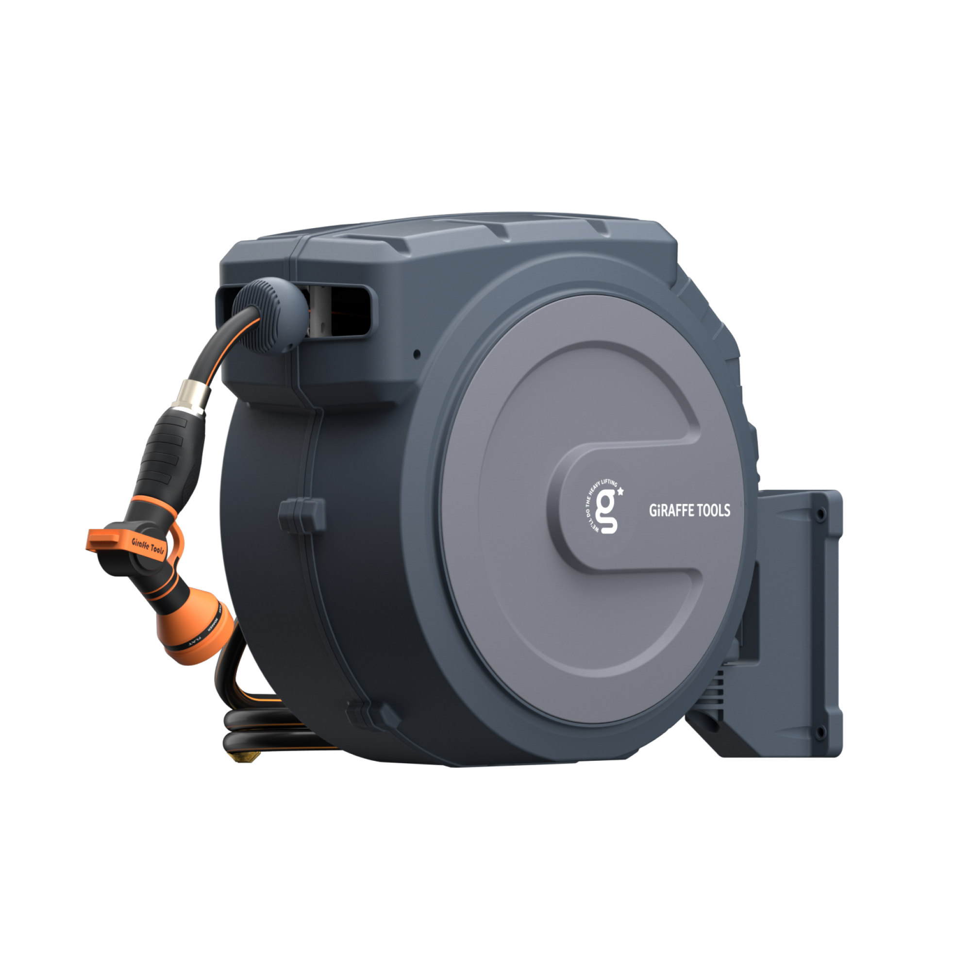 Retractable Garden Hose Reel-1/2in-130ft-M.O.R.E.