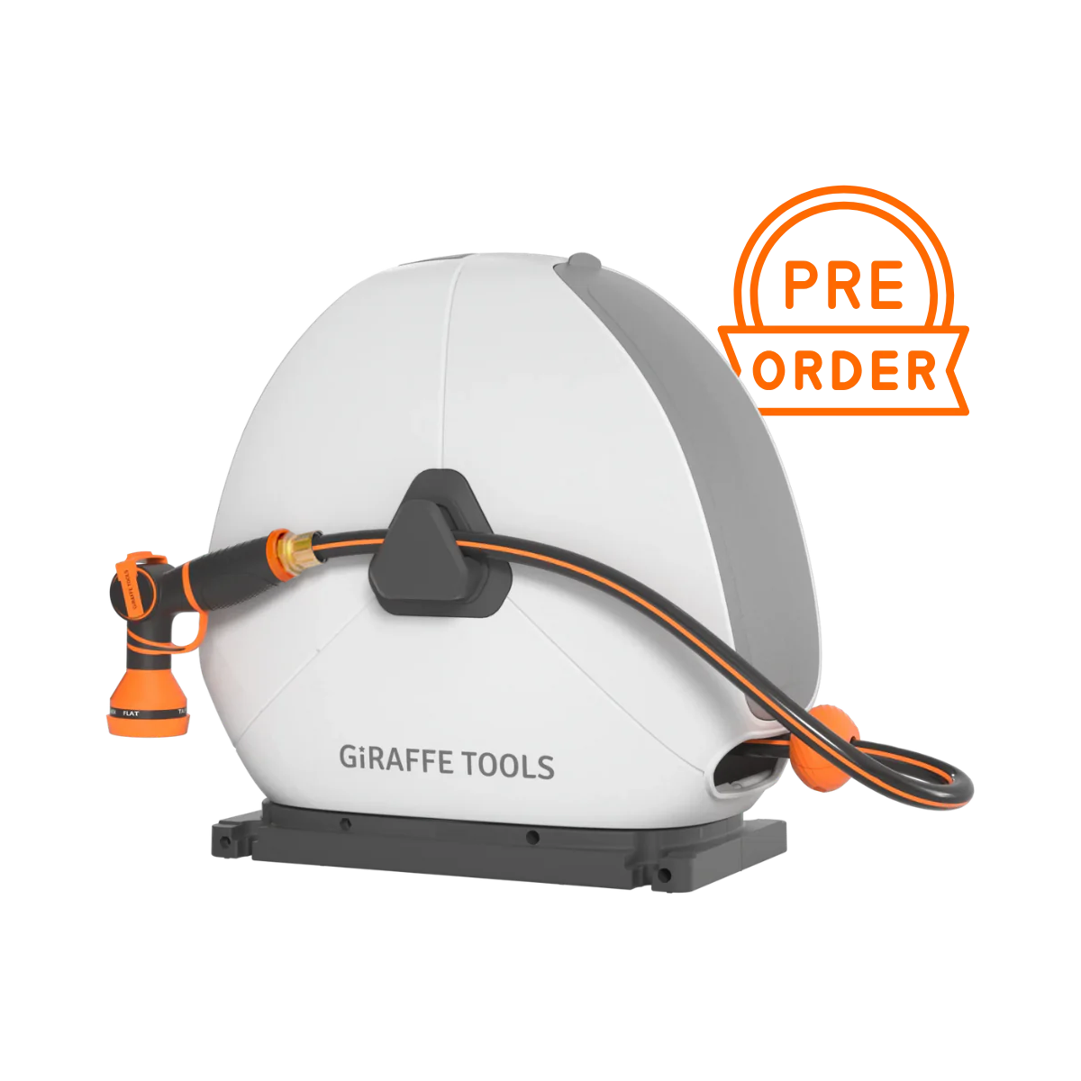 Ground-Mounted Retractable Hose Reel 82ft-130ft-M.O.R.E.