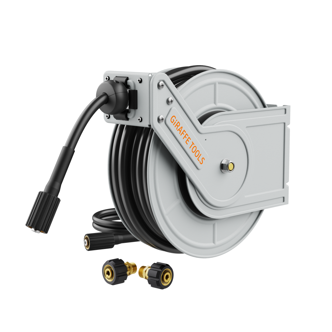 Retractable Pressure Hose Reel-1/4in-M.O.R.E.