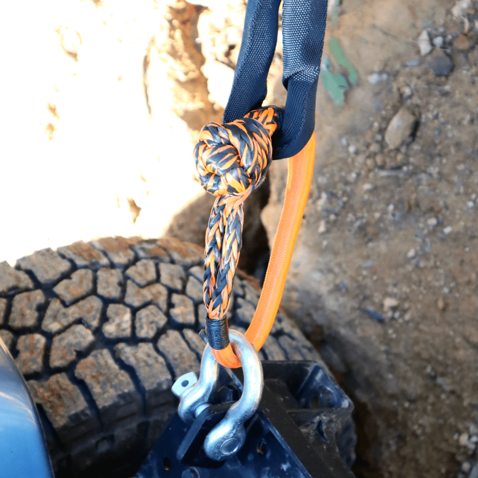 Carbon Offroad Monkey Fist 15T Synthetic Soft Shackle-M.O.R.E.