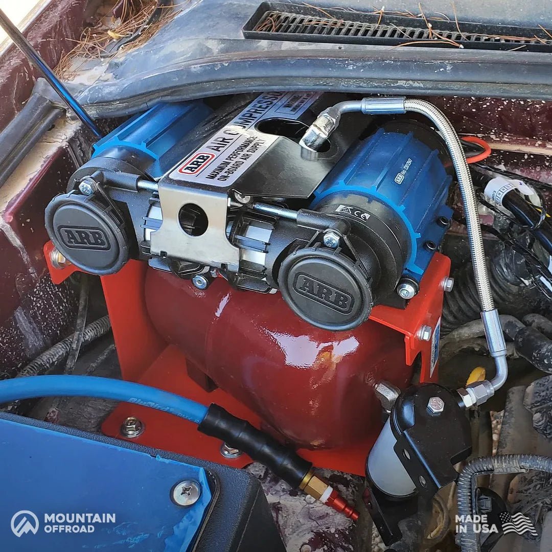 ARB Mounting Bracket (for mounting ARB Twin Air Compressor & 1 Gallon Tank) (ARB4RUN5) for Toyota 4 Runner (2003-09) Gen 4 & (2010+) Gen 5-M.O.R.E.