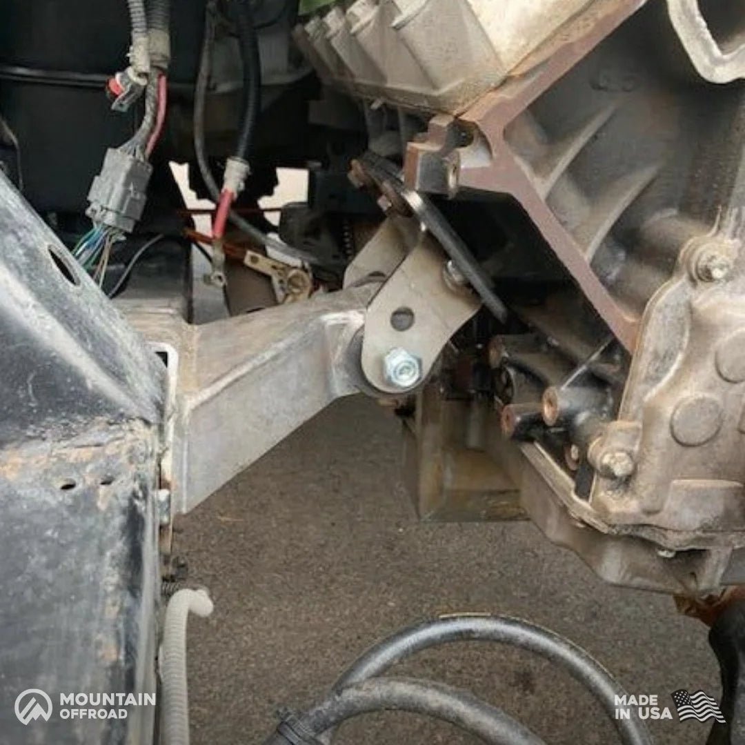 "Bomb Proof" Motor Mount Conversion Kit Chevy LS (Gen III & IV) for Jeep Wrangler YJ (1987-95)-M.O.R.E.