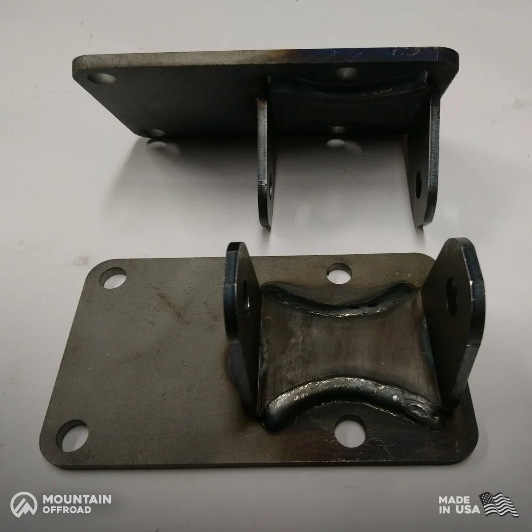 "Bomb Proof" Motor Mount Conversion Kit Chevy LS (Gen III & IV) for Jeep Wrangler YJ (1987-95)-M.O.R.E.