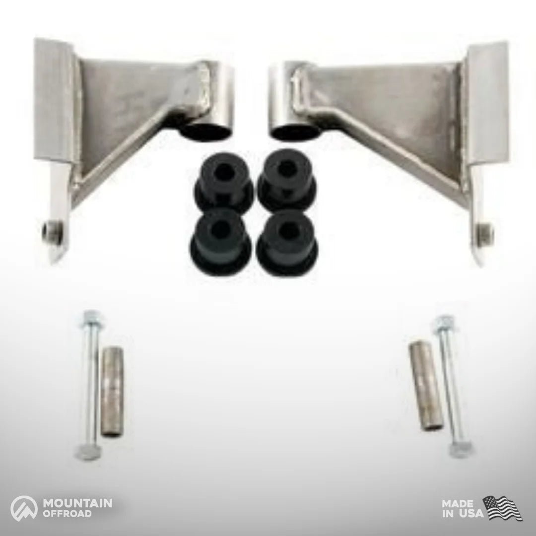 "Bomb Proof" Motor Mount Conversion Kit Chevy LS (Gen III & IV) for Jeep Wrangler YJ (1987-95)-M.O.R.E.