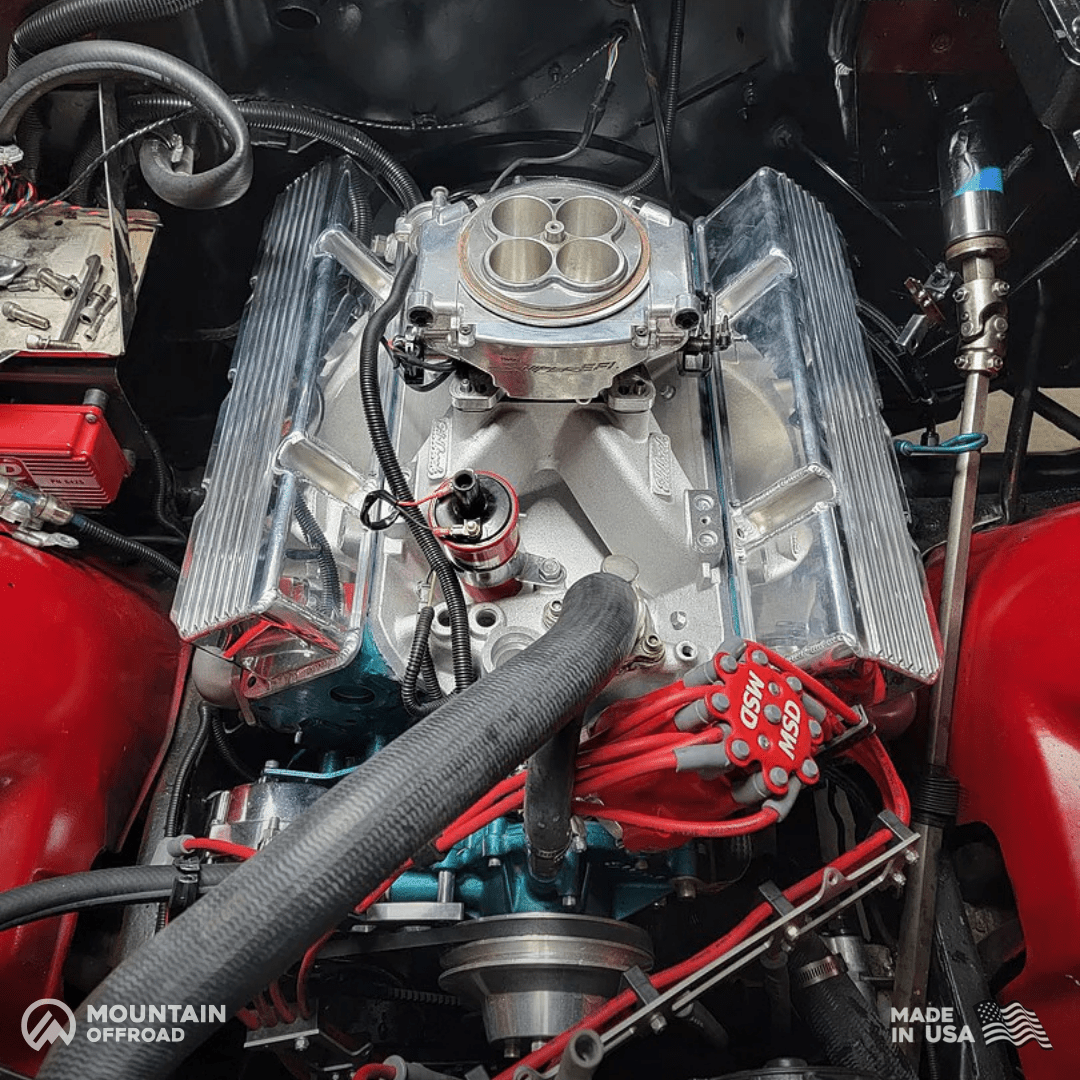 "Bomb Proof" Motor Mount Kit for Jeep CJ (1972-86) with AMC 6-cylinder 4.2L / pre-99 4.0L-M.O.R.E.