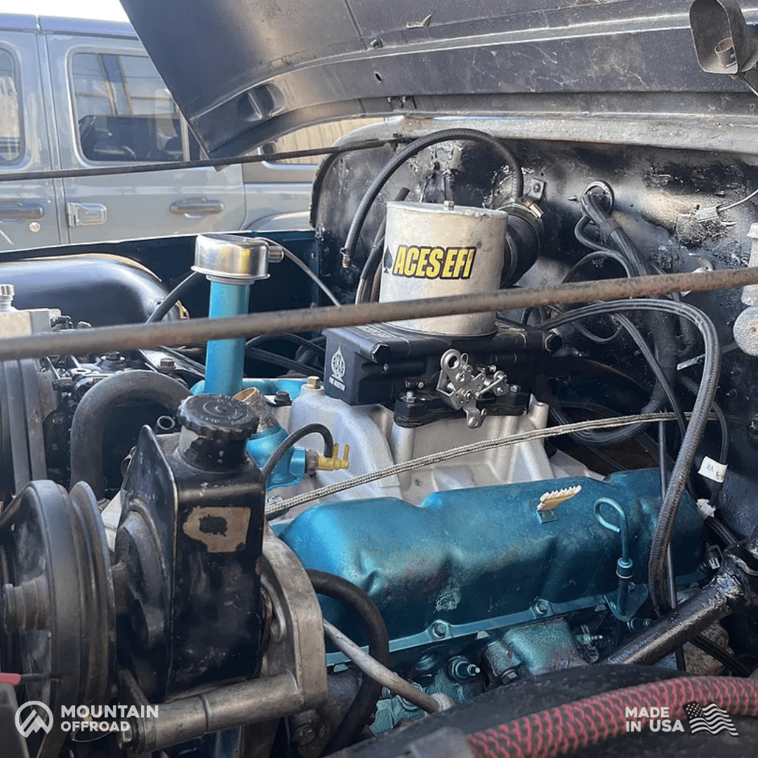 "Bomb Proof" Motor Mount Kit for Jeep CJ (1972-86) with AMC 6-cylinder 4.2L / pre-99 4.0L-M.O.R.E.