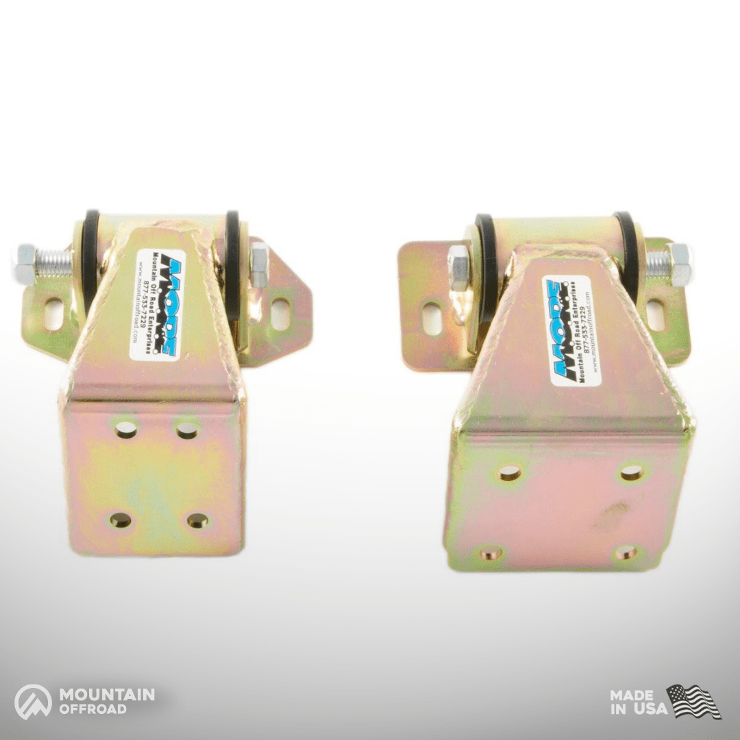 "Bomb Proof" Motor Mount Kit for Jeep CJ (1972-86) with AMC 6-cylinder 4.2L / pre-99 4.0L-M.O.R.E.