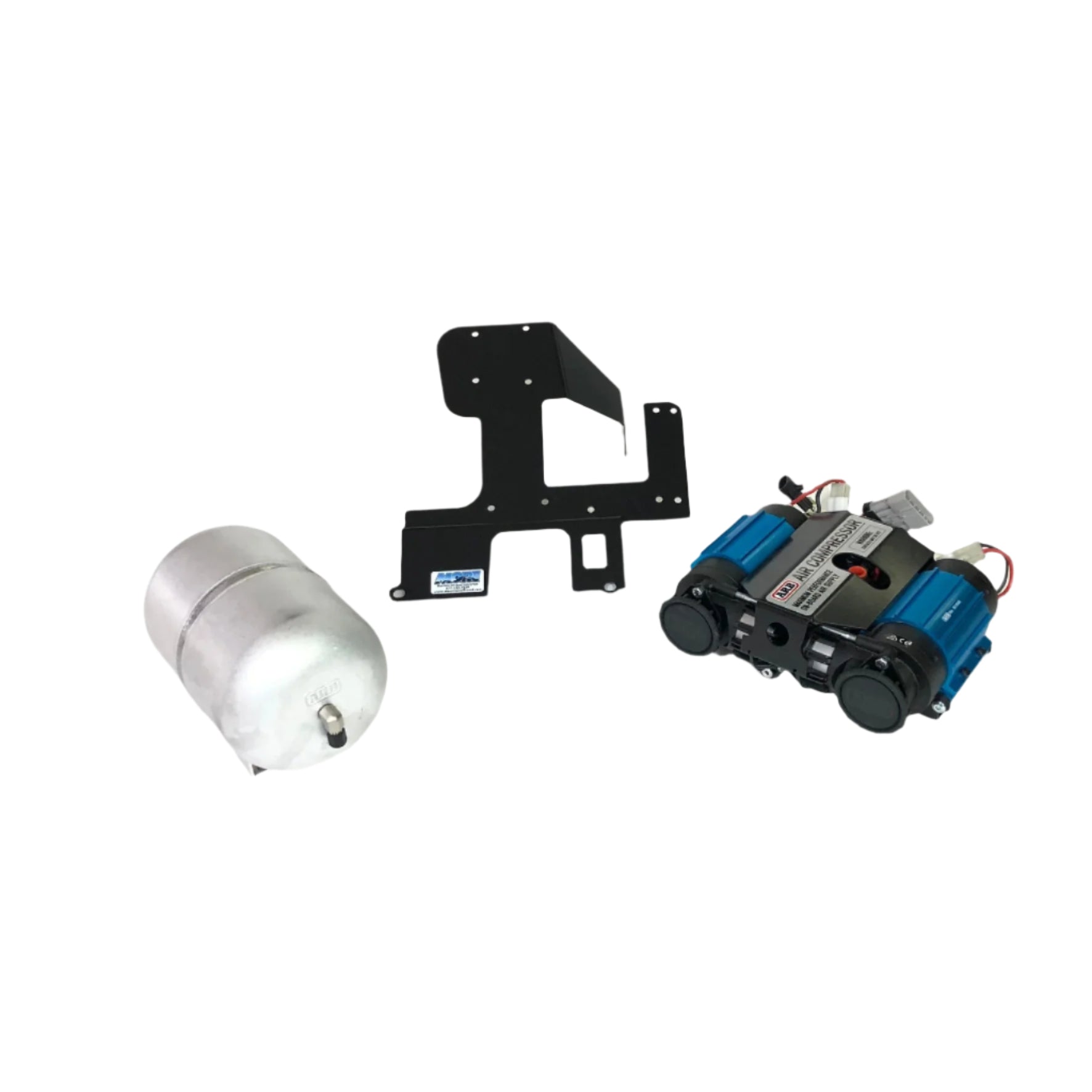 Bundle Pricing: ARB Mounting Bracket (ARBJKUH) Under Hood, ARB Twin Air Compressor (CKMTA12), & ARB 1 Gallon Air Tank (171507) for Jeep Wrangler JK (2007-18)-M.O.R.E.