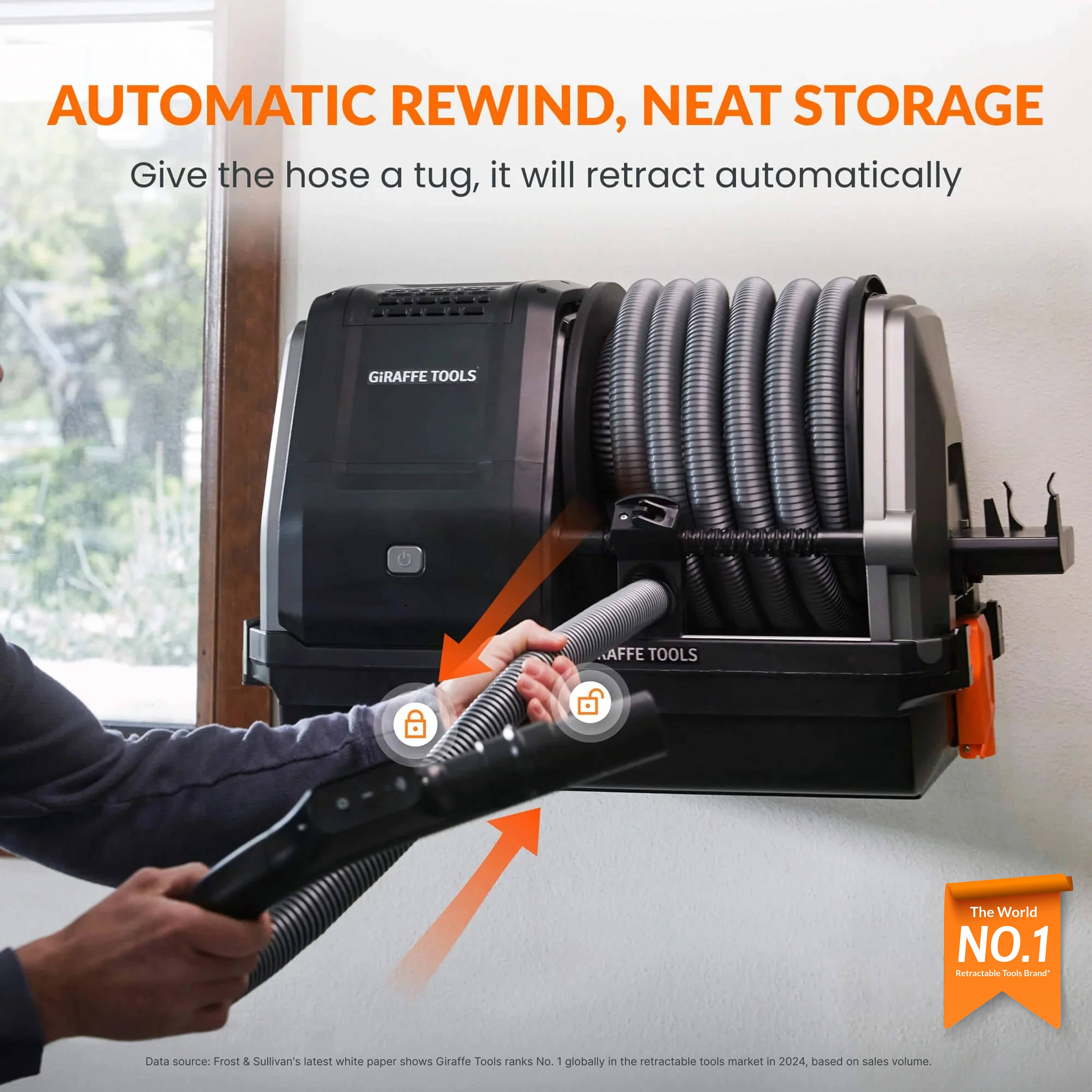 Grandstorm Retractable Vacuum Cleaner-M.O.R.E.