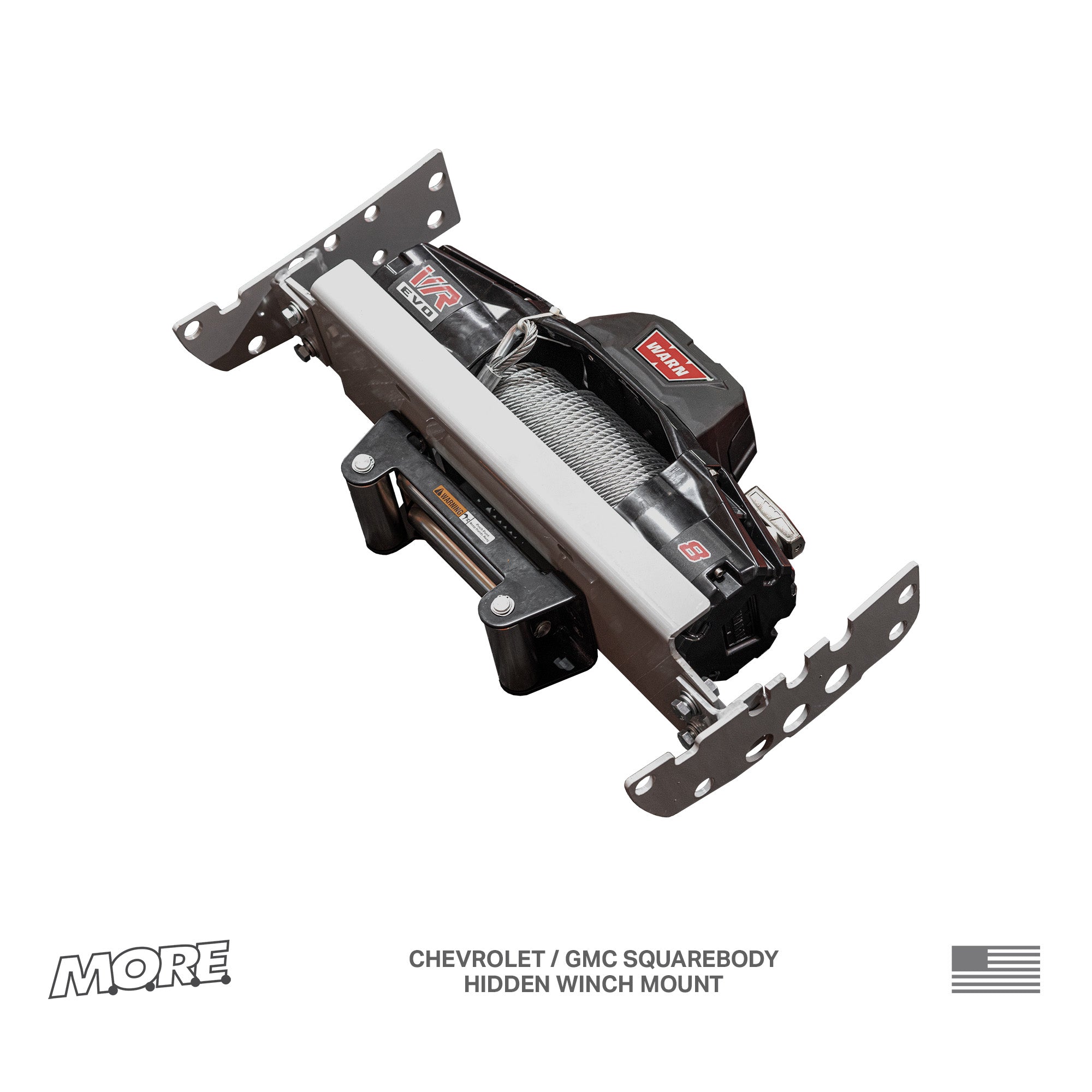 GMC & Chevrolet Squarebody Hidden Winch Mount 1981-1987-M.O.R.E.