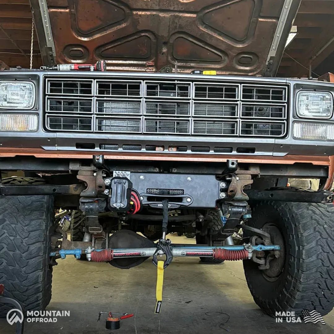 GMC & Chevrolet Squarebody Hidden Winch Mount 1981-1987-M.O.R.E.