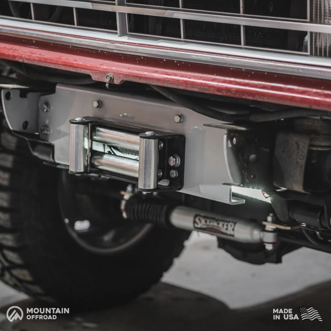 GMC & Chevrolet Squarebody Hidden Winch Mount 1981-1987-M.O.R.E.