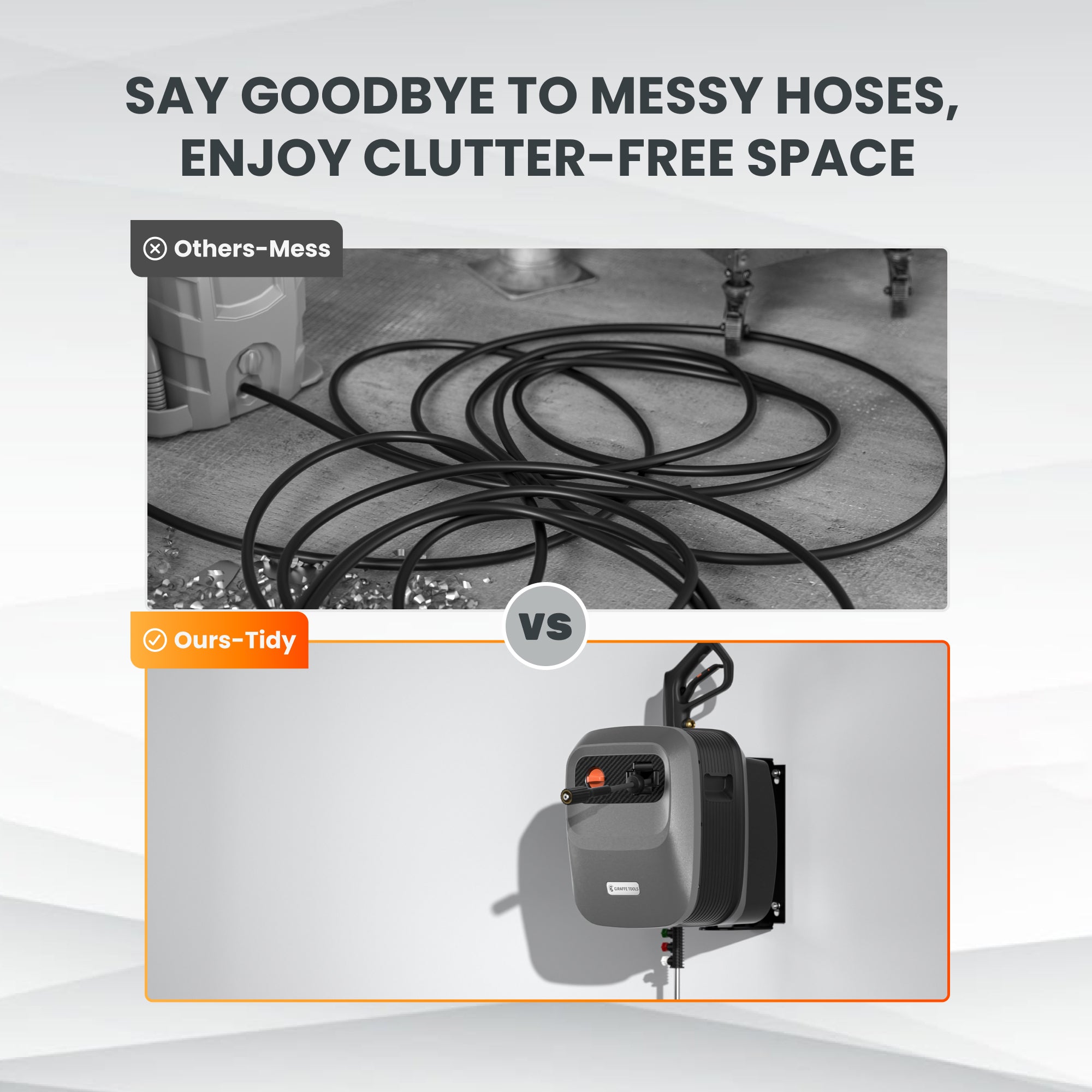 Grandfalls Retractable Pressure Washer G20-M.O.R.E.