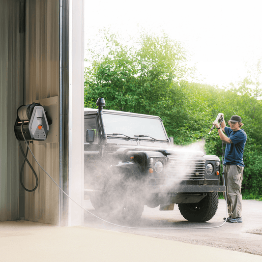 Grandfalls Retractable Pressure Washer Plus-M.O.R.E.