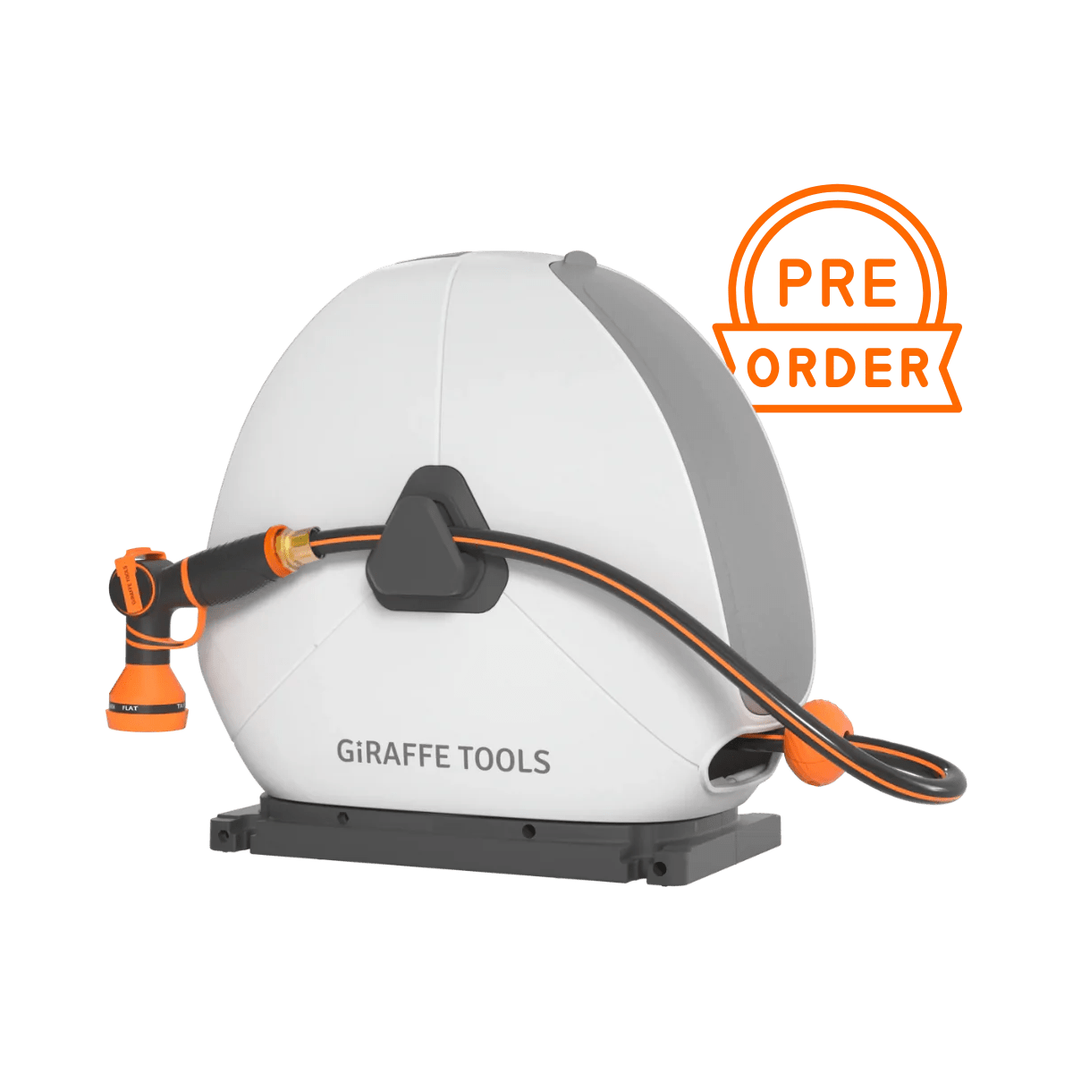 Ground-Mounted Retractable Hose Reel 82ft-130ft-M.O.R.E.