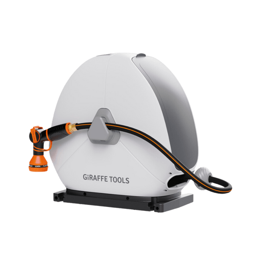 Ground-Mounted Retractable Hose Reel 82ft-130ft-M.O.R.E.