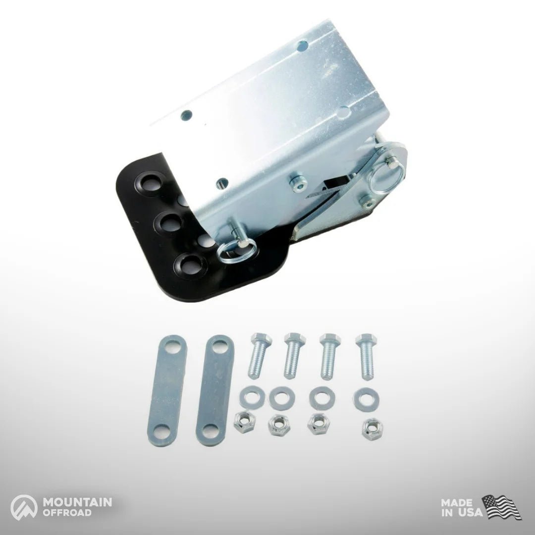 Hide A Step: Powder Coated for Jeep CJ (1976-86)-M.O.R.E.