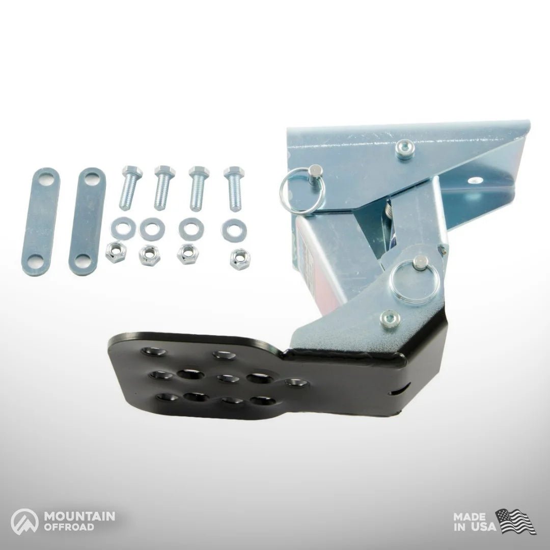 Hide A Step: Powder Coated for Jeep CJ (1976-86)-M.O.R.E.