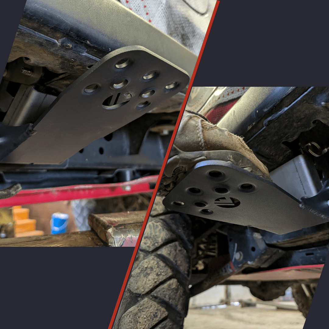 Jeep JK Hide-A-Step Powder-Coated (Front Door) by M.O.R.E.-M.O.R.E.