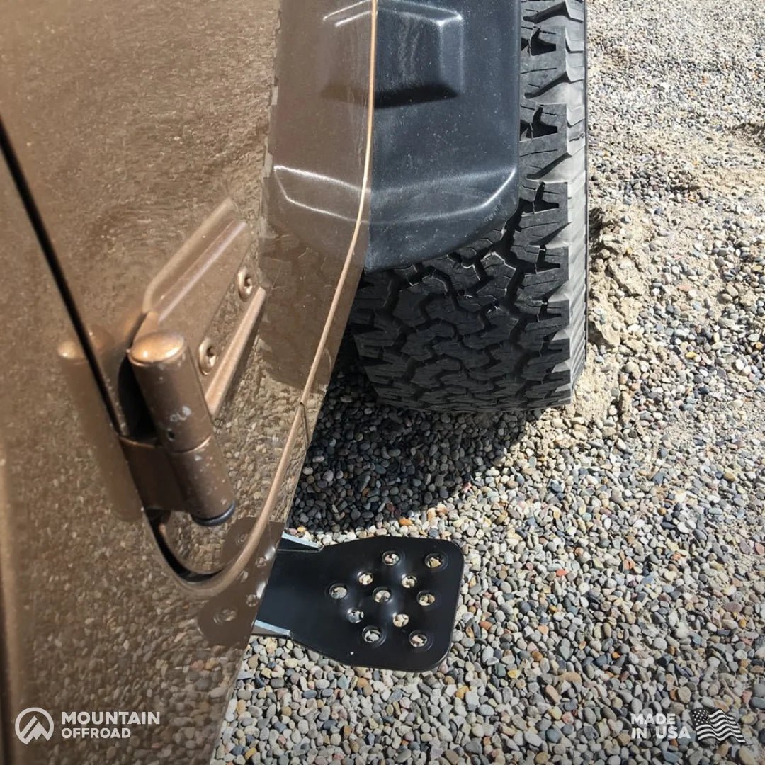 Hide A Step: Powder Coated (Rear Door) for Jeep Wrangler JK (2007-2018)-M.O.R.E.