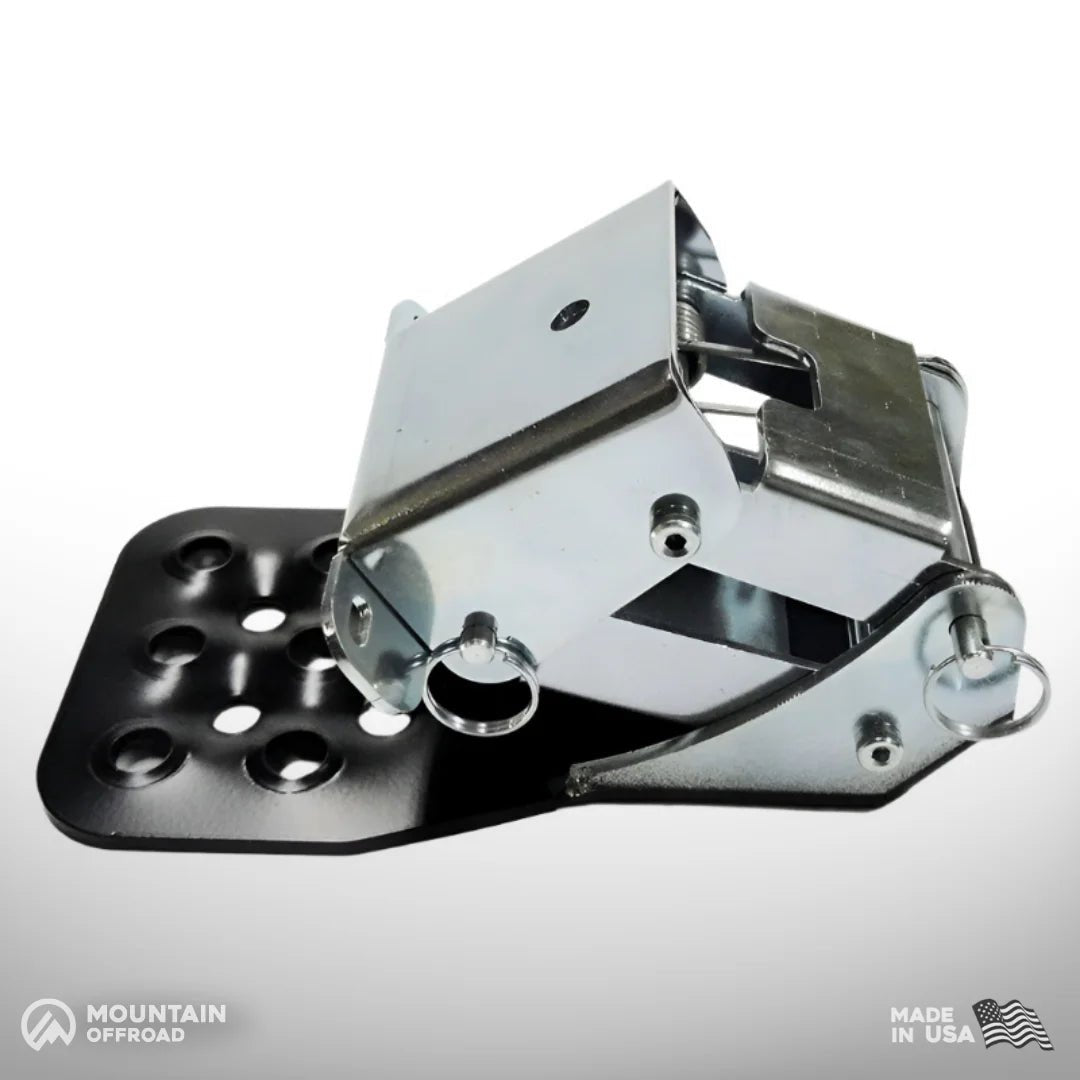 Hide A Step: Powder Coated (Rear Door) for Jeep Wrangler JK (2007-2018)-M.O.R.E.