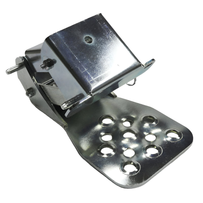 Hide A Step: Silver (Rear Door) for Jeep Wrangler JK (2007-2018)-M.O.R.E.