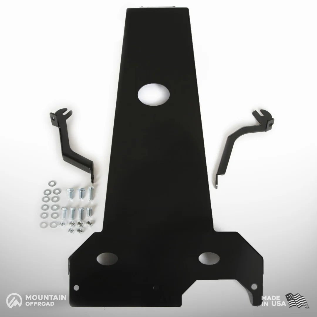 Oil Pan and Transmission Skid Plate for Jeep Wrangler JK (2007-18) Aluminum-M.O.R.E.