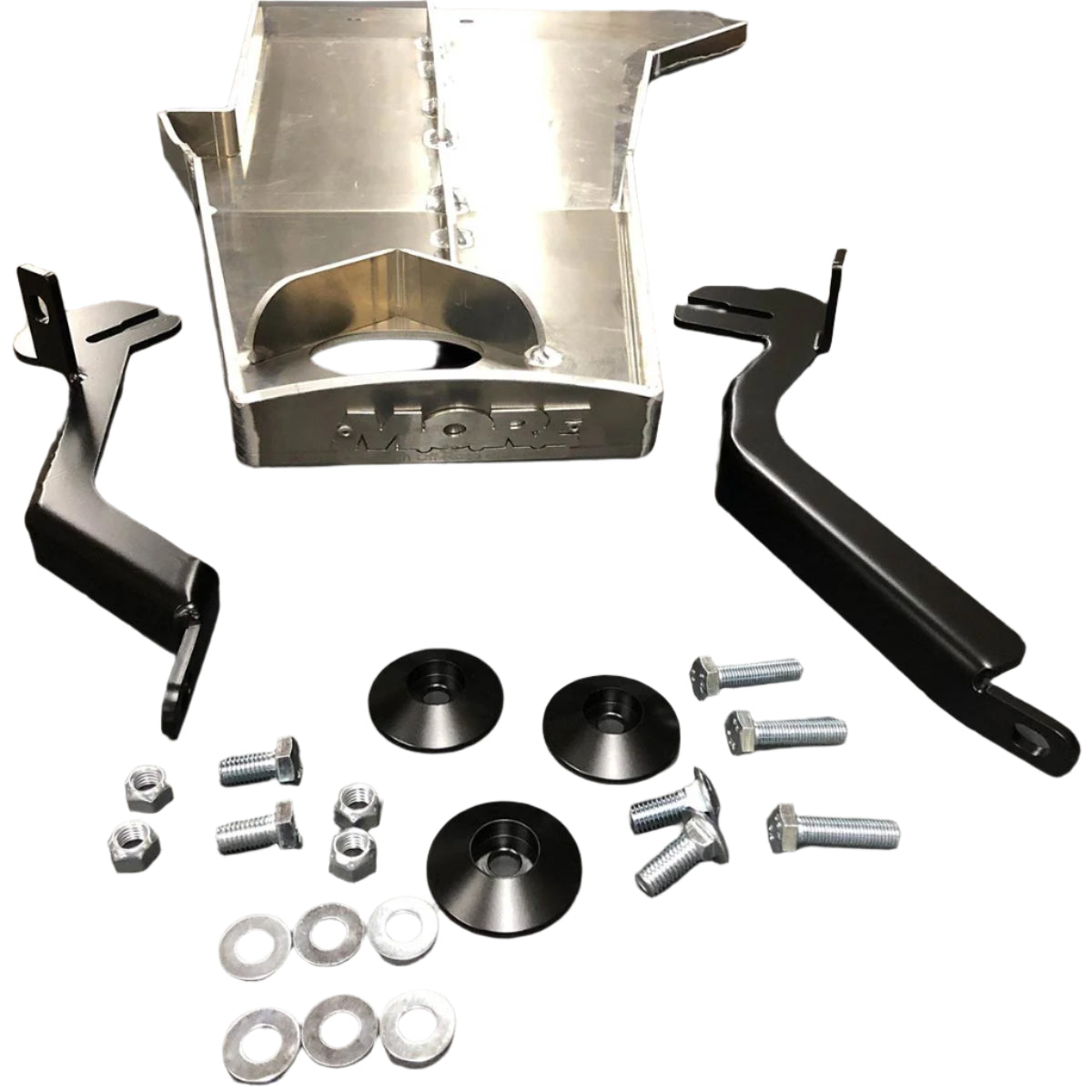 Oil Pan / Transmission Skid Plate (Aluminum) for Jeep Wrangler JL 2 Door with 3.6L (2021+)-M.O.R.E.
