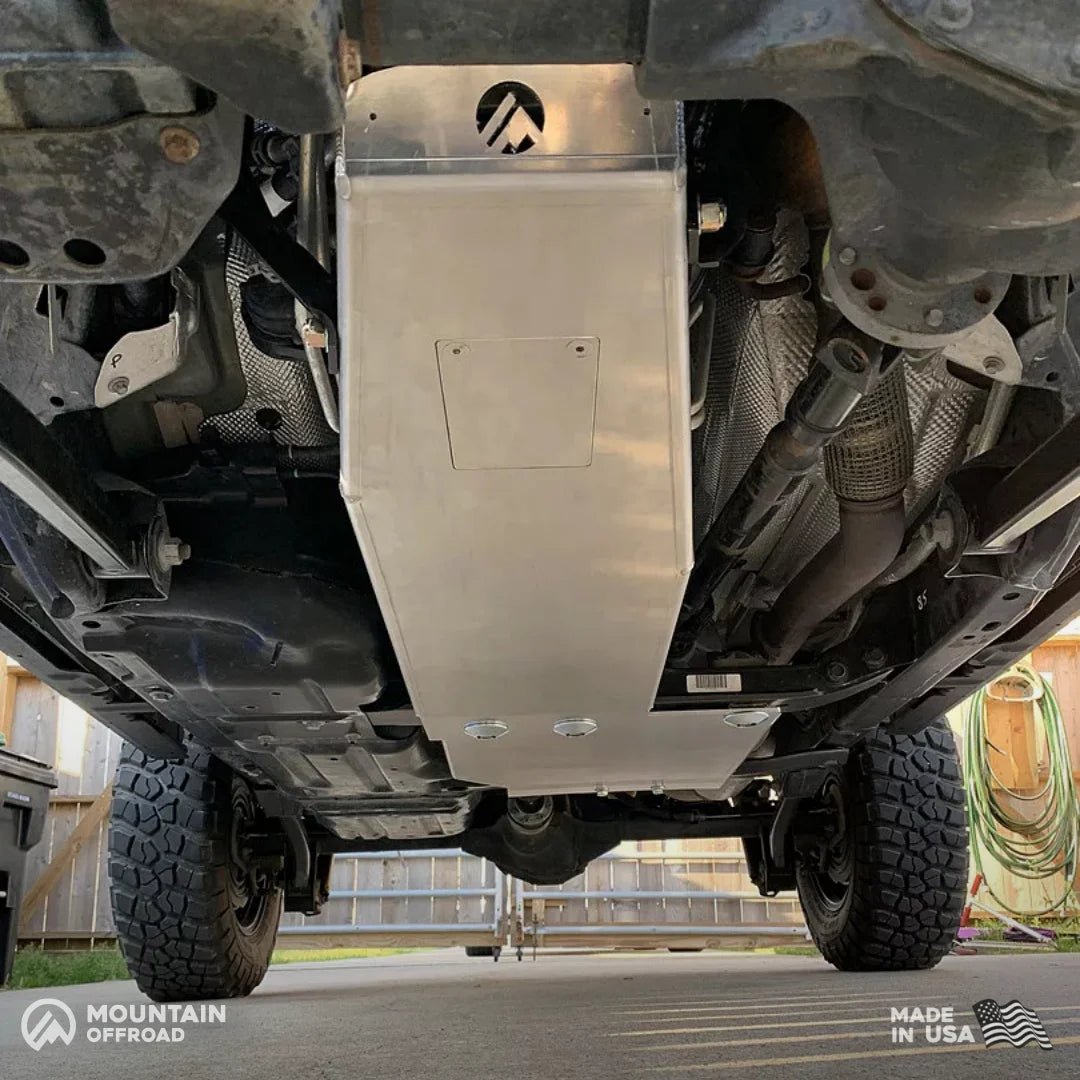 Oil Pan / Transmission Skid Plate for Jeep Wrangler JL (2.0L) Turbo (2018+) Aluminum-M.O.R.E.