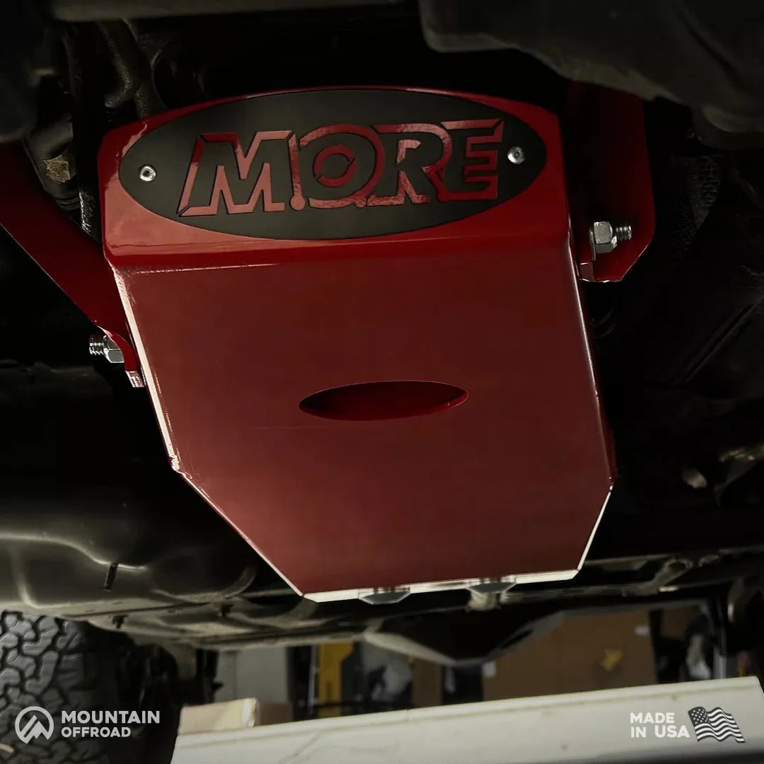 Oil Pan / Transmission Skid Plate for Jeep Wrangler JL with 2.0L Turbo (2018+)-M.O.R.E.