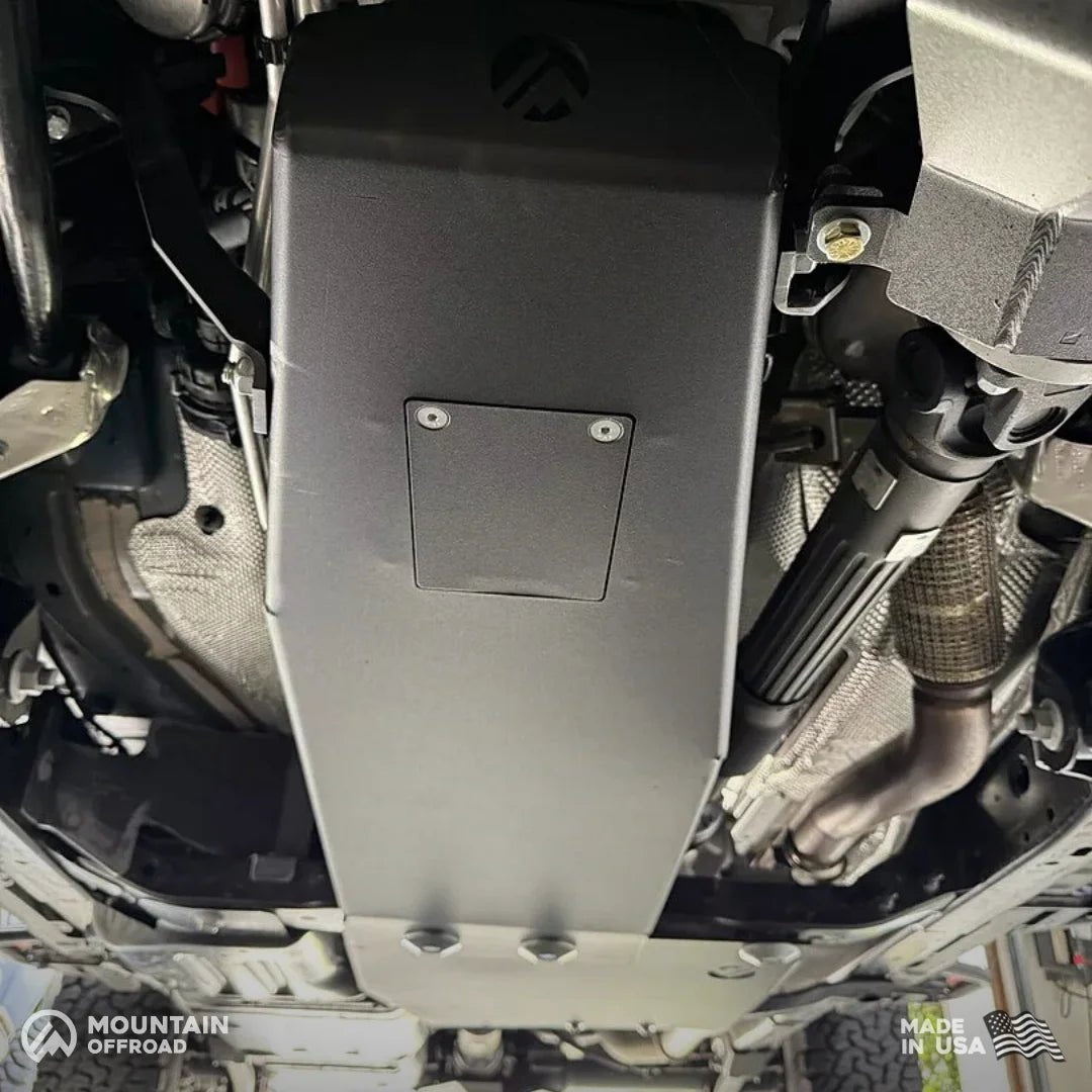 Oil Pan / Transmission Skid Plate for Jeep Wrangler JL with 2.0L Turbo (2018+)-M.O.R.E.