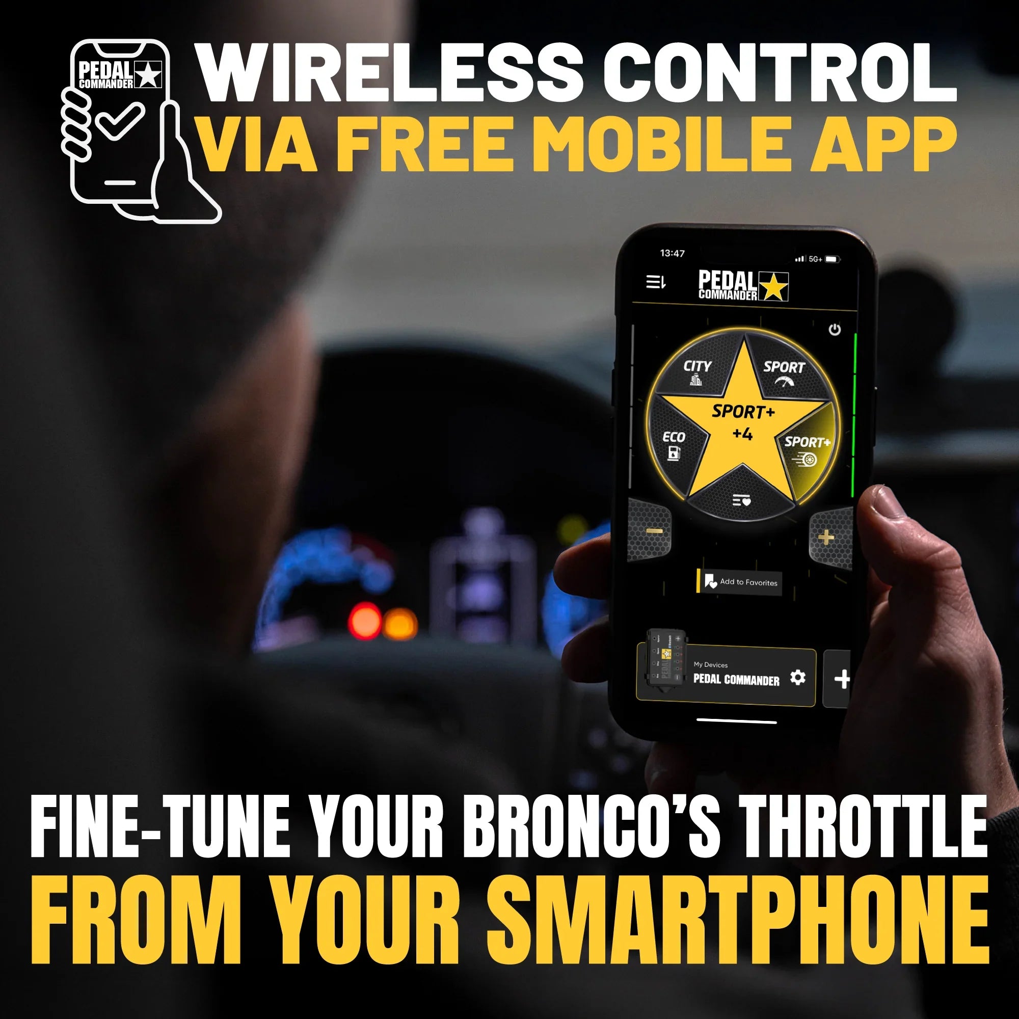 Pedal Commander for Ford Bronco-M.O.R.E.