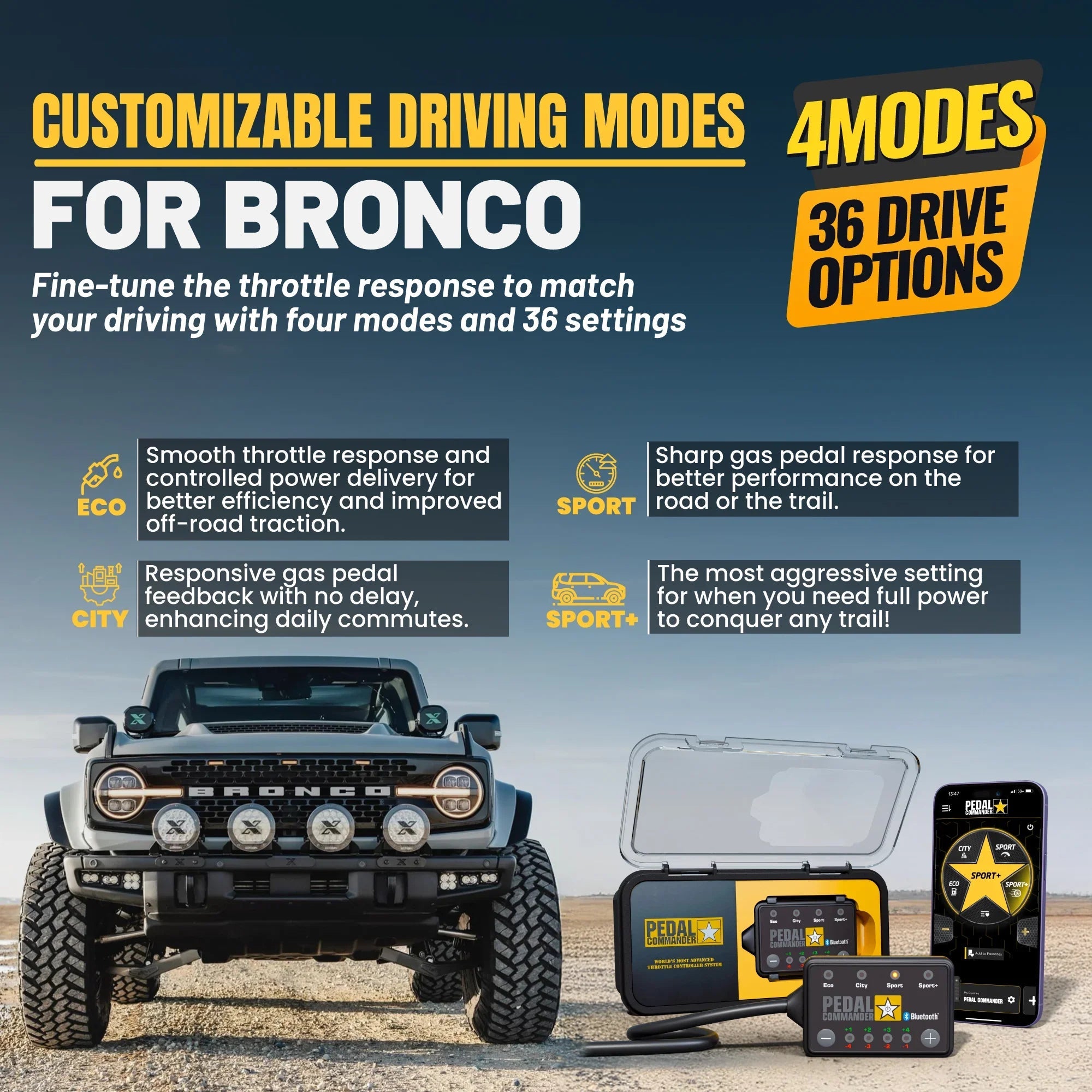Pedal Commander for Ford Bronco-M.O.R.E.