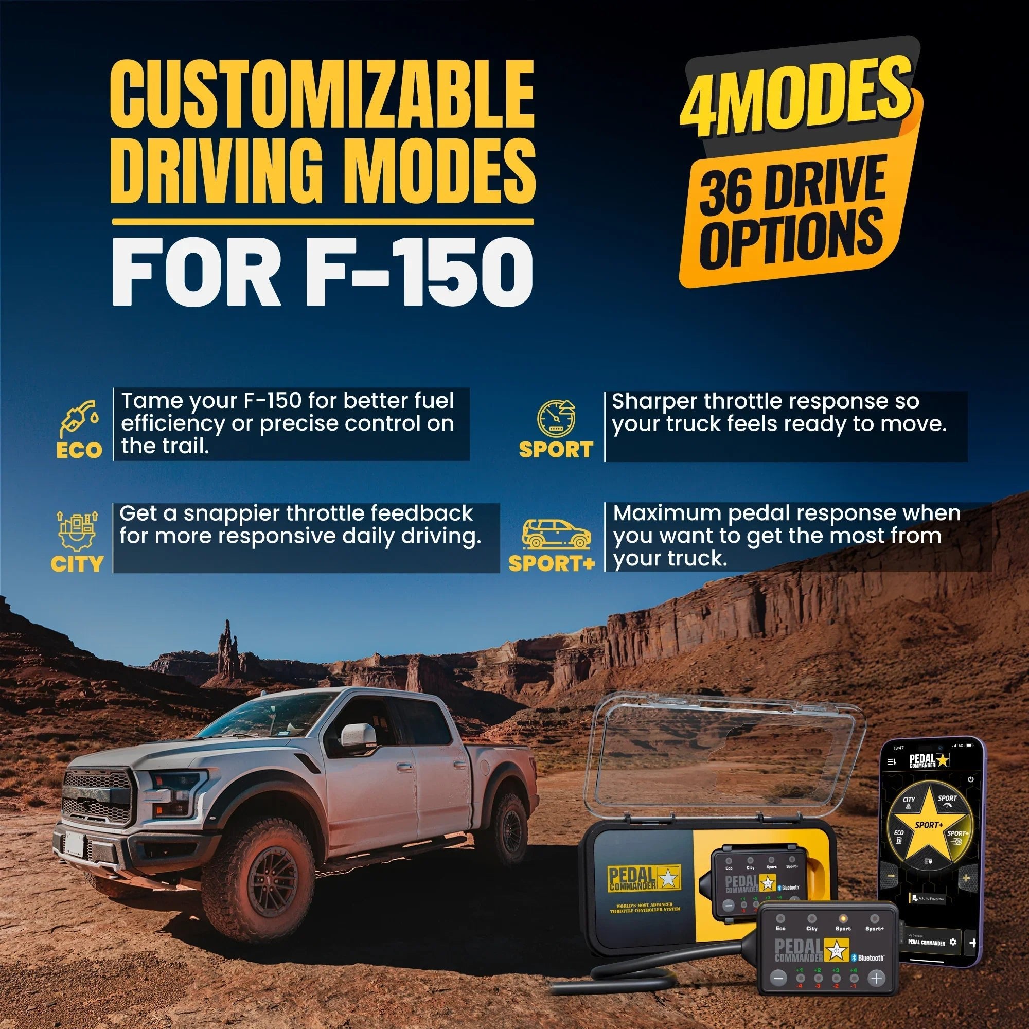 Pedal Commander for Ford F150-M.O.R.E.