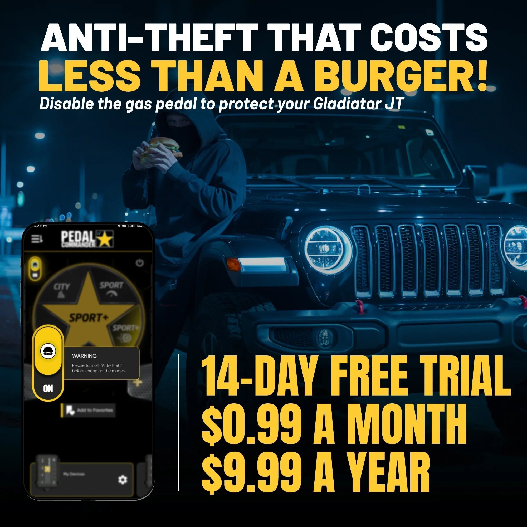 Pedal Commander for Jeep Gladiator-M.O.R.E.
