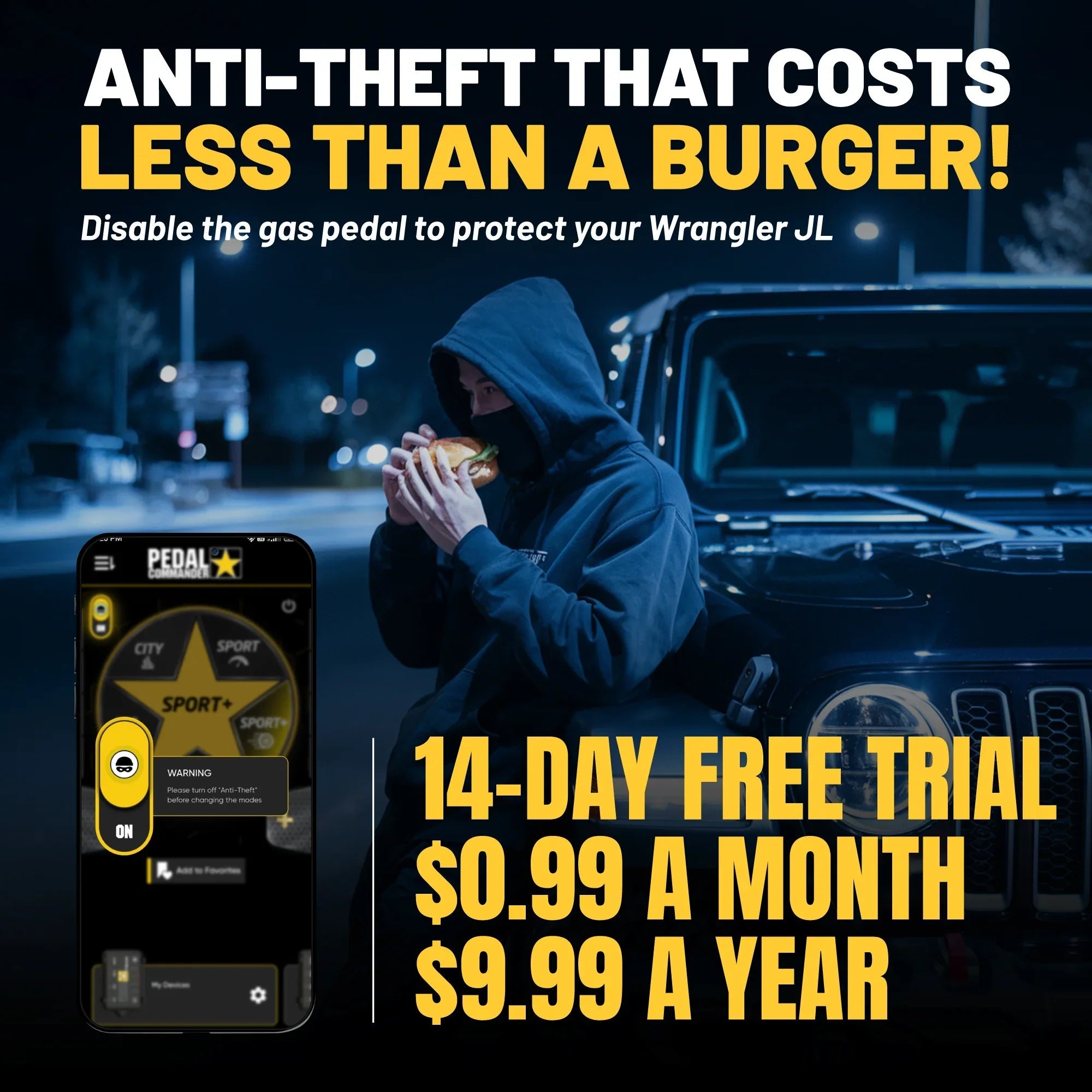 Pedal Commander for Jeep Wrangler-M.O.R.E.