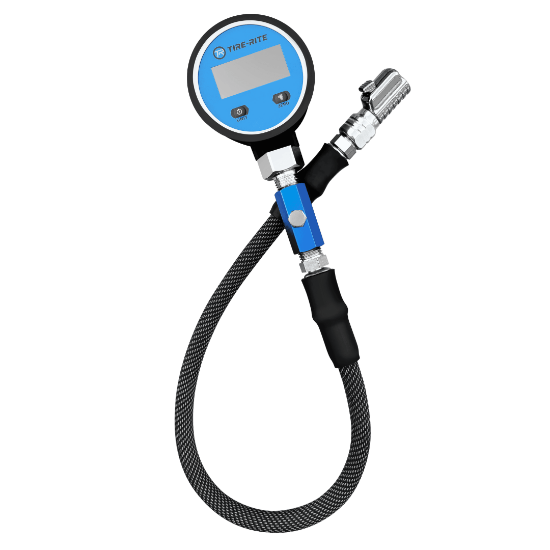 Quickie Pro Tire Gauge with Bleed Valve-M.O.R.E.