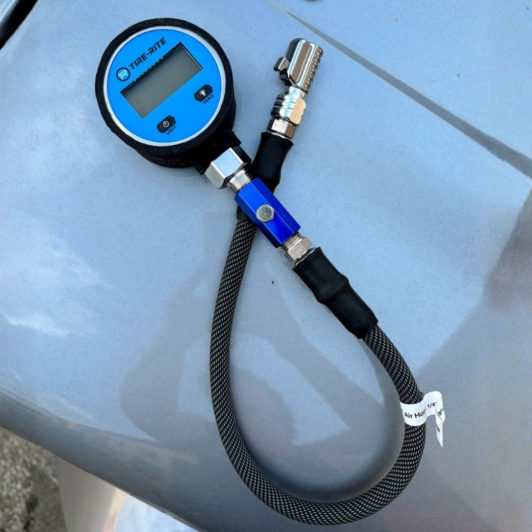 Quickie Pro Tire Gauge with Bleed Valve-M.O.R.E.
