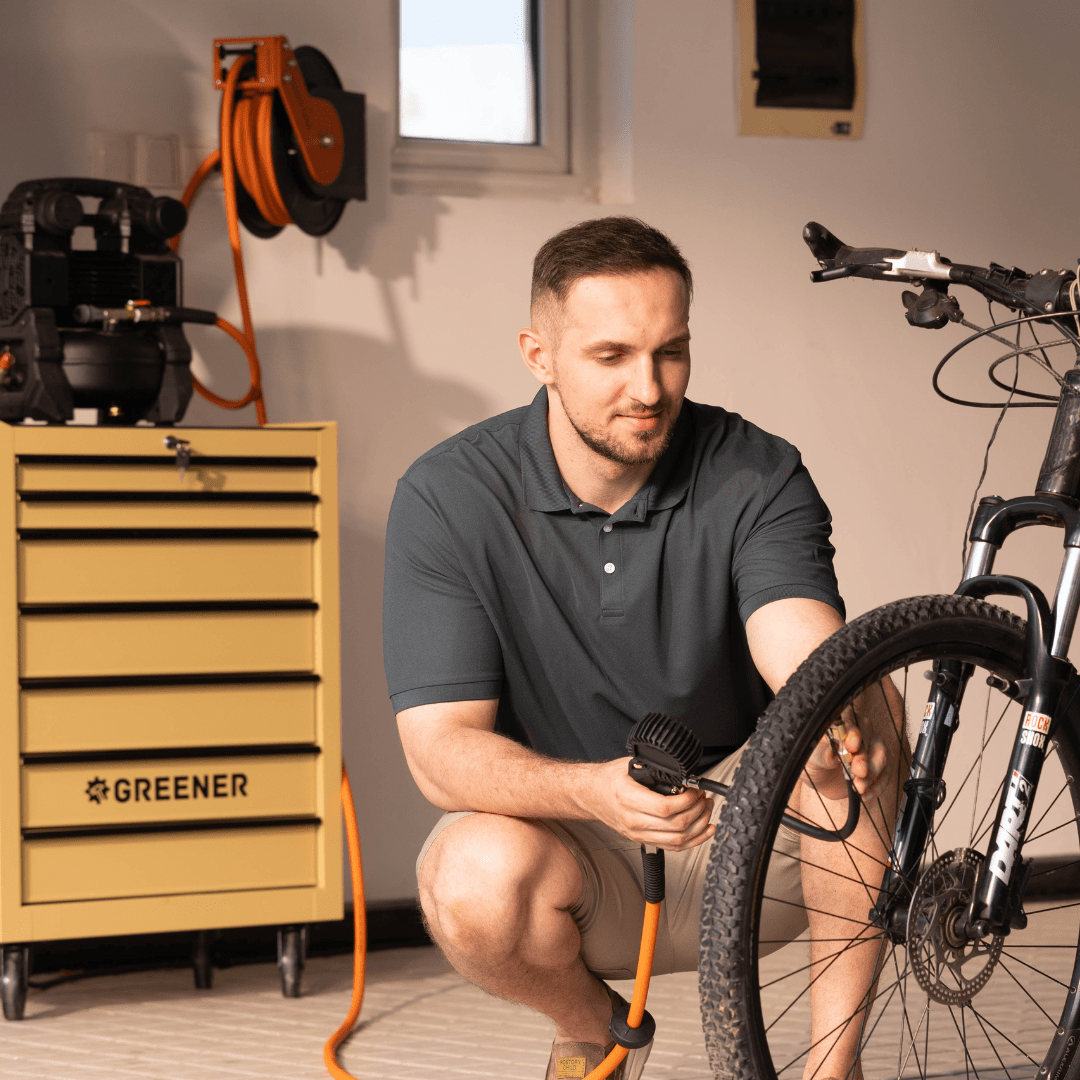 Retractable Air Hose Reel-Alloy Steel Reel-3/8in 25ft-50ft-M.O.R.E.